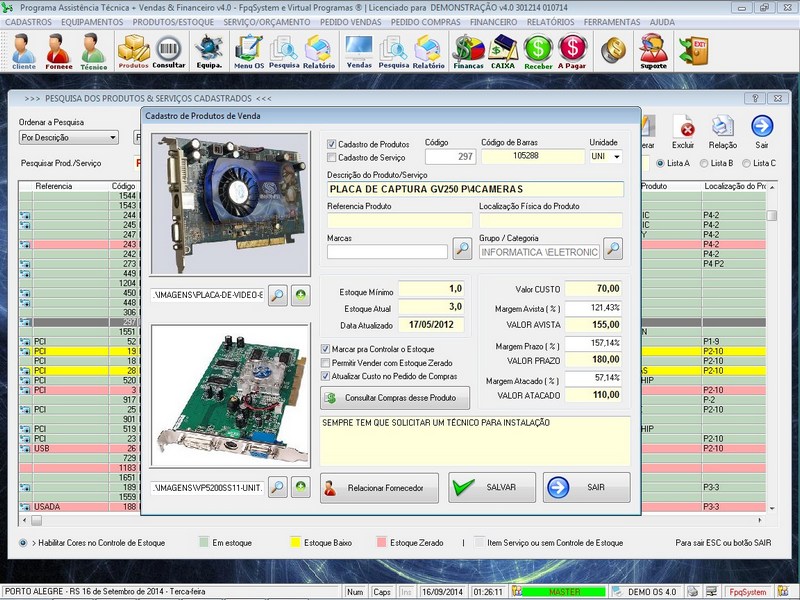 Programa OS Assistencia Tcnica v4.0 - FpqSystem