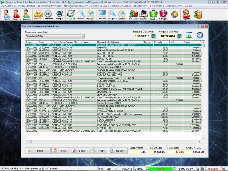 Programa OS Assistencia Técnica v4.0 - FpqSystem