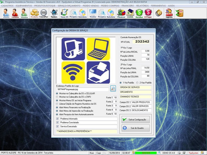 Programa OS Assistencia Tcnica v4.0 - FpqSystem