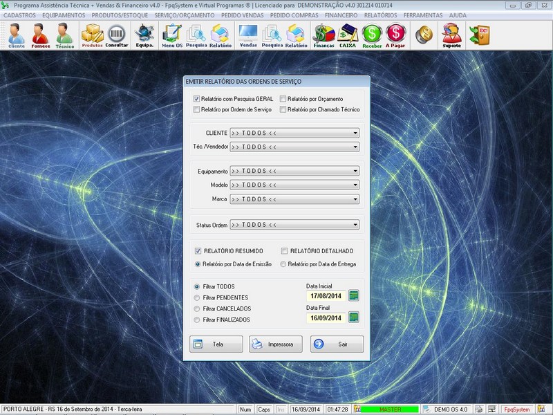 Programa OS Assistencia Tcnica v4.0 - FpqSystem