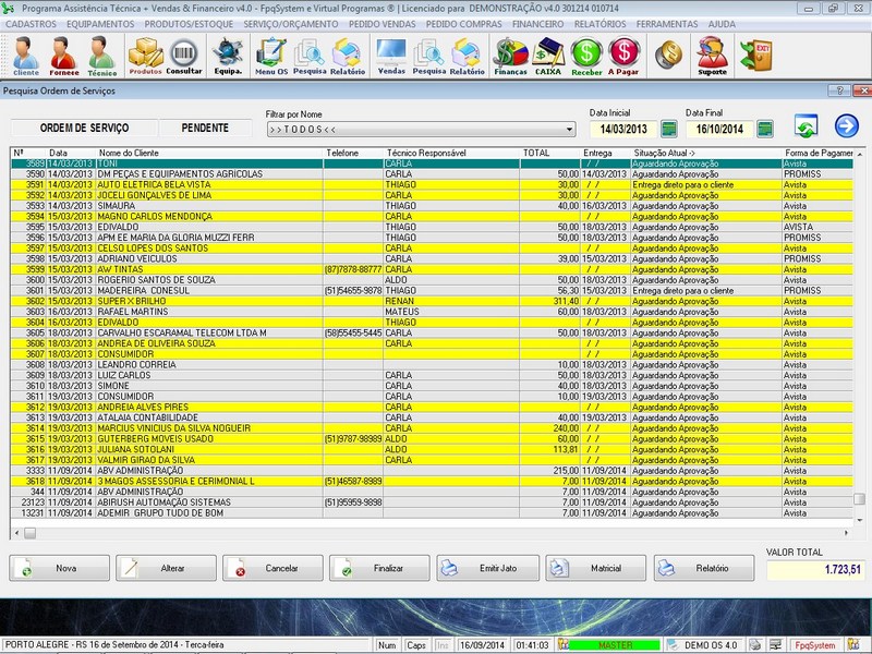 Programa OS Assistencia Técnica v4.0 - FpqSystem