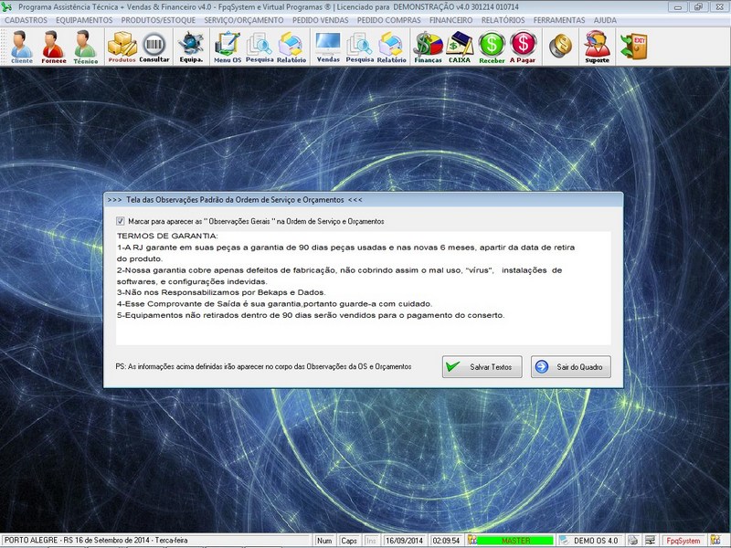 Programa OS Assistencia Tcnica v4.0 - FpqSystem