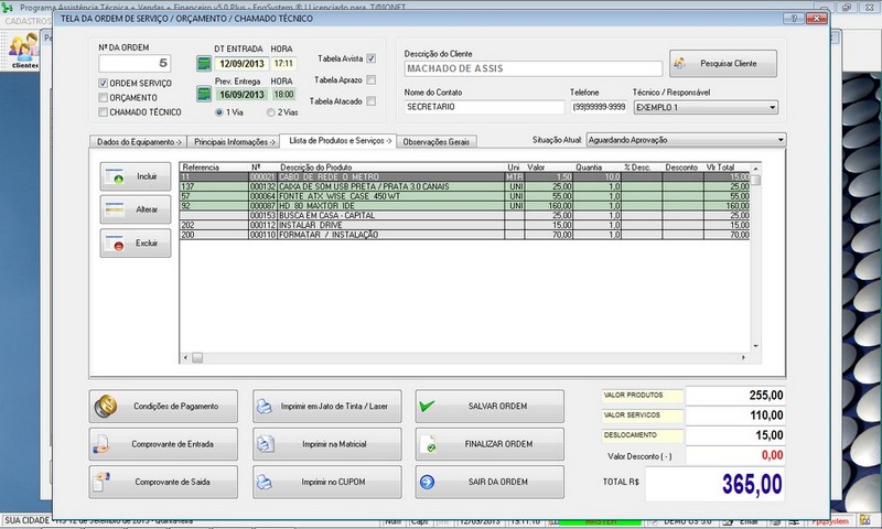 Programa OS Assistência Técnica 5.0 Plus