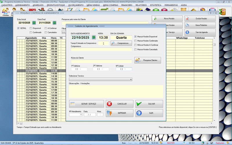 Programa OS Assistncia Tcnica 5.0 Plus