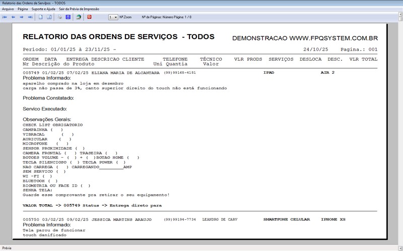 Programa OS Assistncia Tcnica 5.0 Plus
