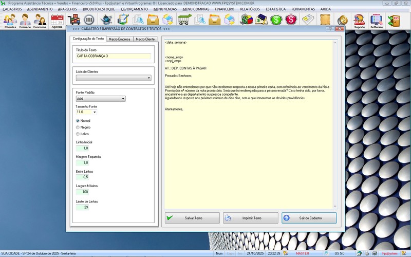 Programa OS Assistncia Tcnica 5.0 Plus