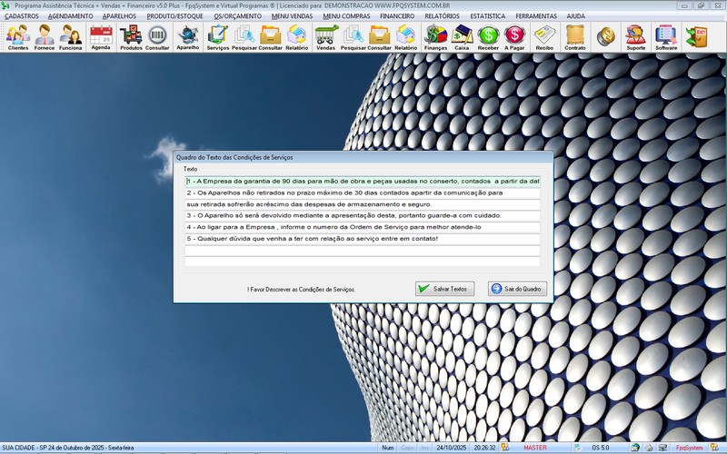 Programa OS Assistncia Tcnica 5.0 Plus