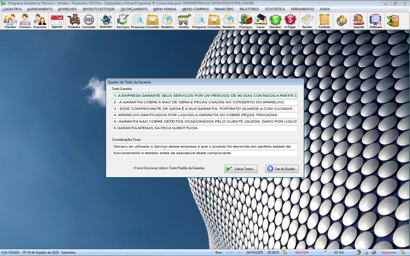 Programa OS Assistncia Tcnica 5.0 Plus