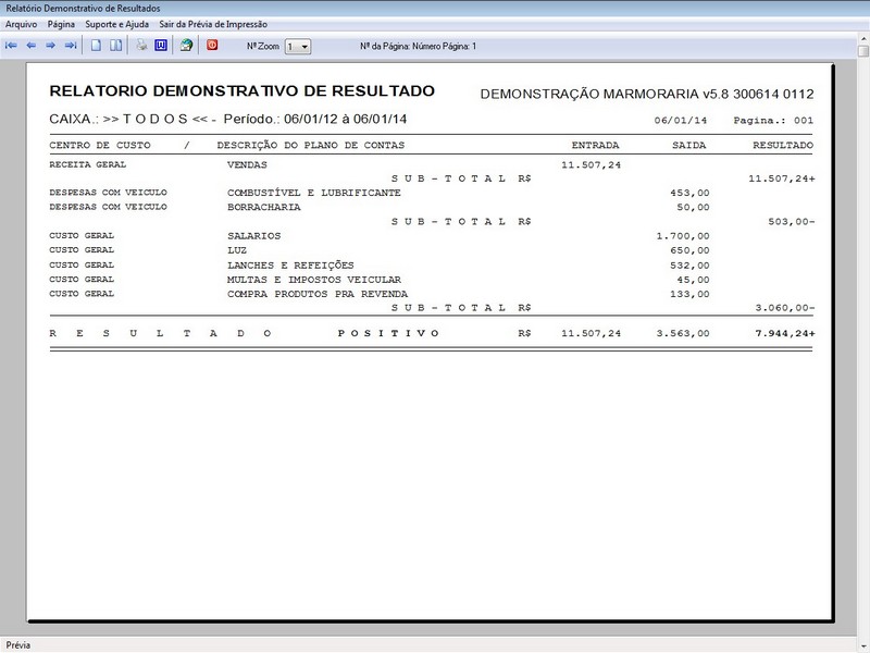 Imagens do Programa Marmoraria v5.8 Plus