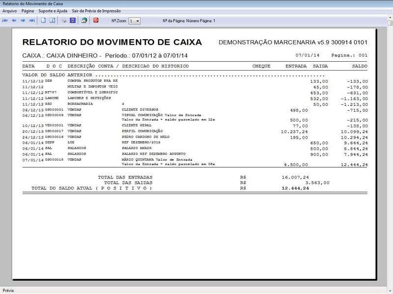 Imagens do Programa Marcenaria v5.9 Plus