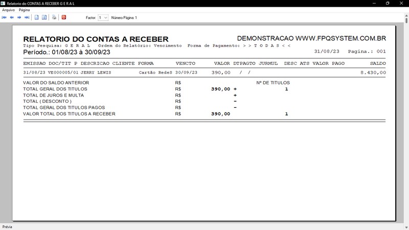 Imagem do Programa Serralheria, Agendamento e Financeiro 6.3 Plus