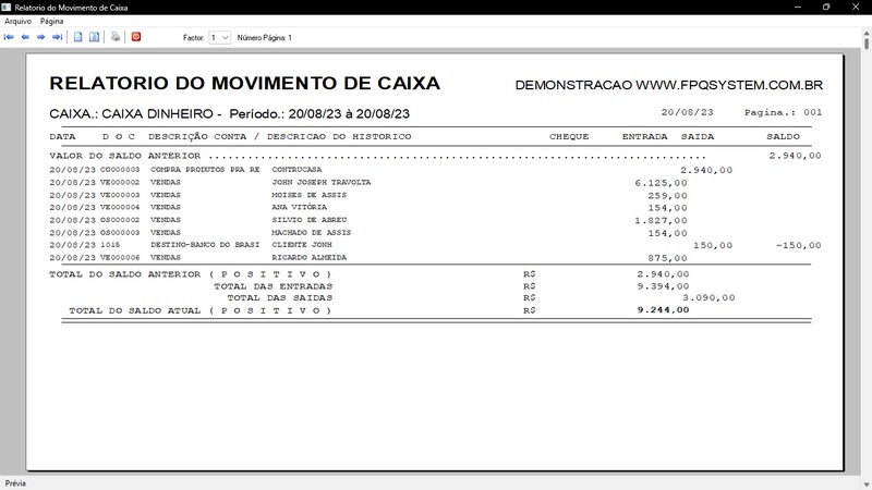 Imagens do Programa Vidraaria e Esquadria v6.7 Plus