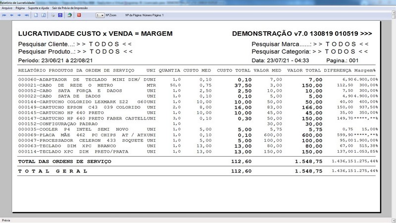 Programa OS Assistência Técnica 7.0 Plus