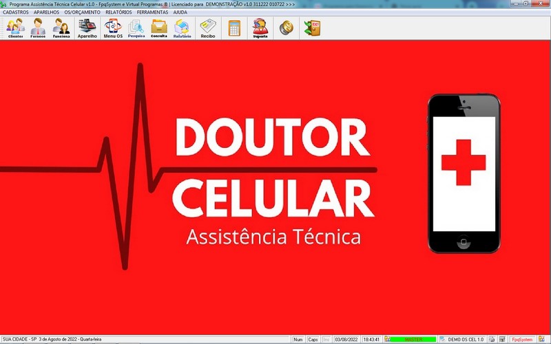 Programa OS Assistência Técnica para Celular 1.0 Plus