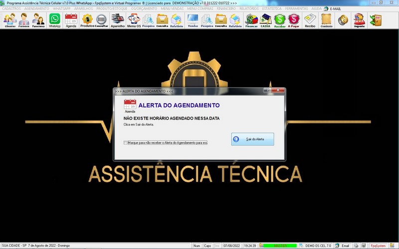 Programa OS Assistncia Tcnica para Celular 7.0 Plus