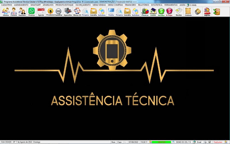 Programa OS Assistência Técnica para Celular 7.0 Plus