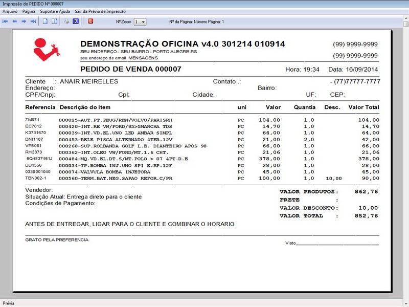 Programa OS Oficina Mecanica com Ordem de Servio e Financeiro v4.0