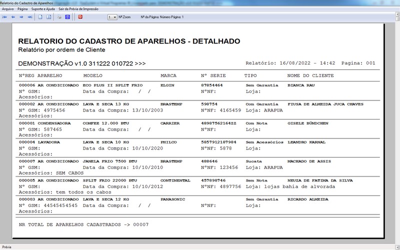 Programa OS Assistência Técnica para Refrigeração 1.0 Plus