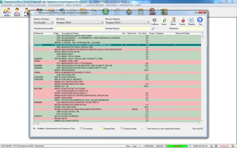 Programa OS Assistência Técnica para Refrigeração 2.0 Plus