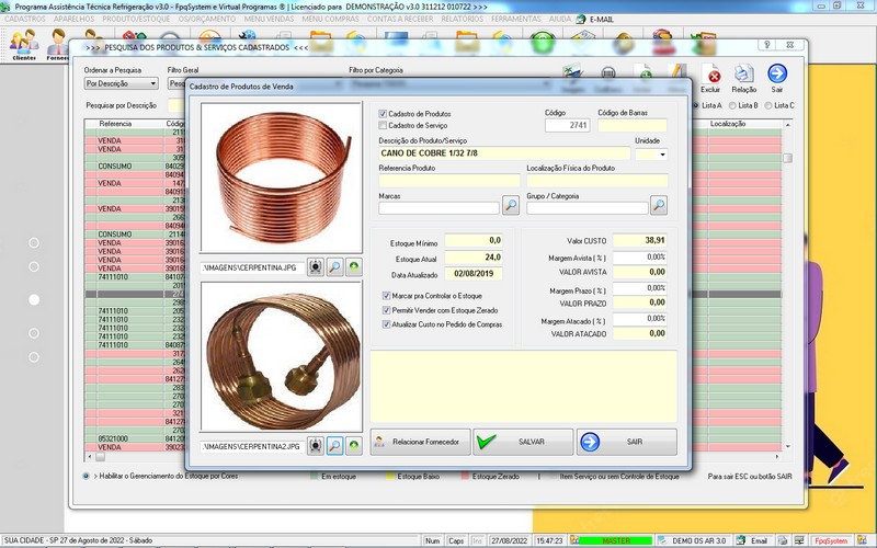 Programa OS Assistncia Tcnica para Refrigerao 3.0 Plus