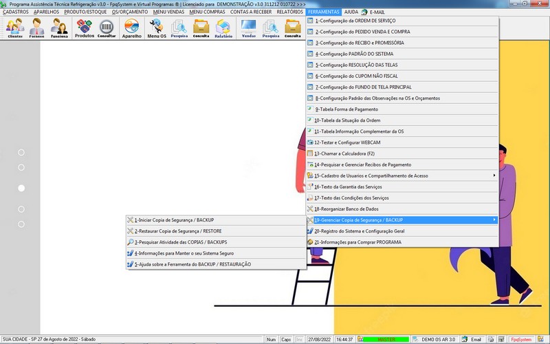 Programa OS Assistência Técnica para Refrigeração 3.0 Plus