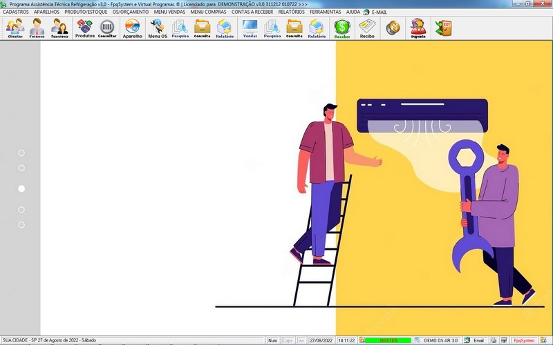 Programa OS Assistência Técnica para Refrigeração 3.0 Plus