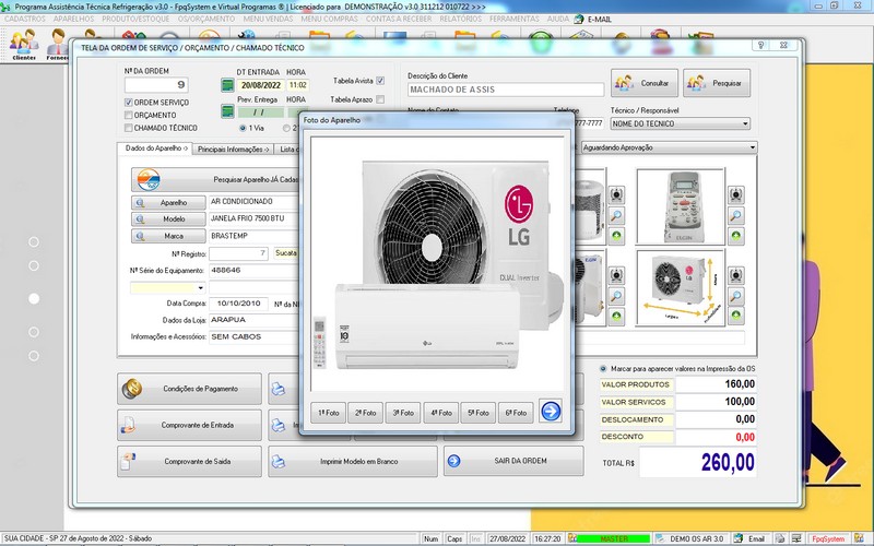 Programa OS Assistncia Tcnica para Refrigerao 3.0 Plus