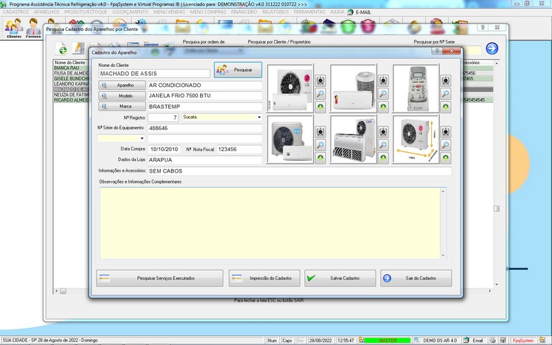 Programa OS Assistência Técnica para Refrigeração 4.0 Plus