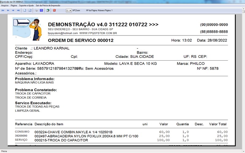 Programa OS Assistência Técnica para Refrigeração 4.0 Plus