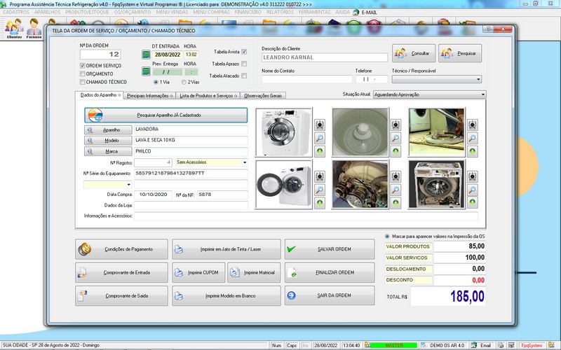 Programa OS Assistência Técnica para Refrigeração 4.0 Plus