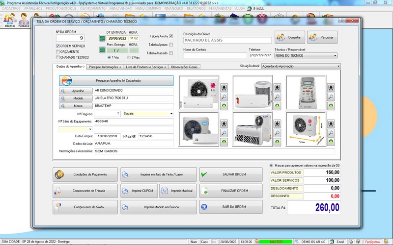 Programa OS Assistência Técnica para Refrigeração 4.0 Plus