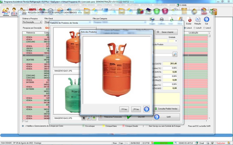 Programa OS Assistncia Tcnica para Refrigerao 5.0 Plus