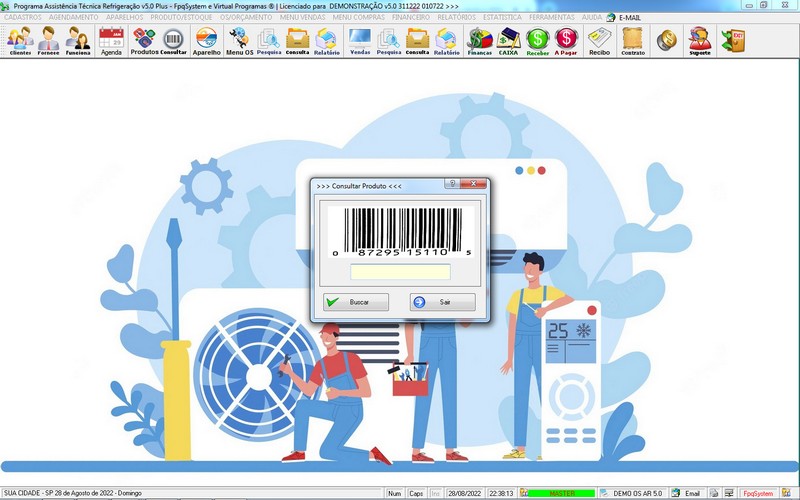 Programa OS Assistncia Tcnica para Refrigerao 5.0 Plus