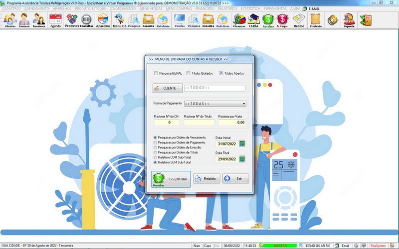 Programa OS Assistncia Tcnica para Refrigerao 5.0 Plus