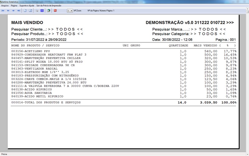 Programa OS Assistência Técnica para Refrigeração 5.0 Plus