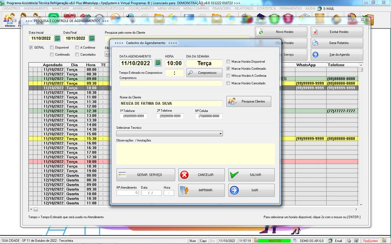 Programa OS Assistncia Tcnica para Refrigerao 6.0 Plus