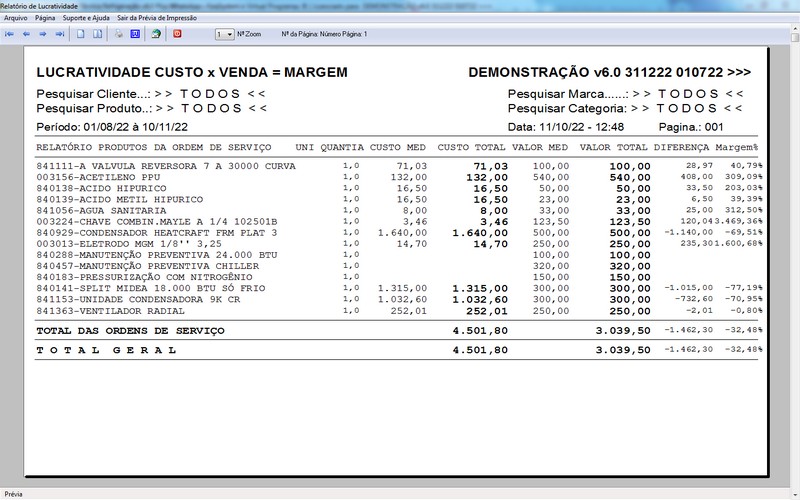 Programa OS Assistência Técnica para Refrigeração 6.0 Plus