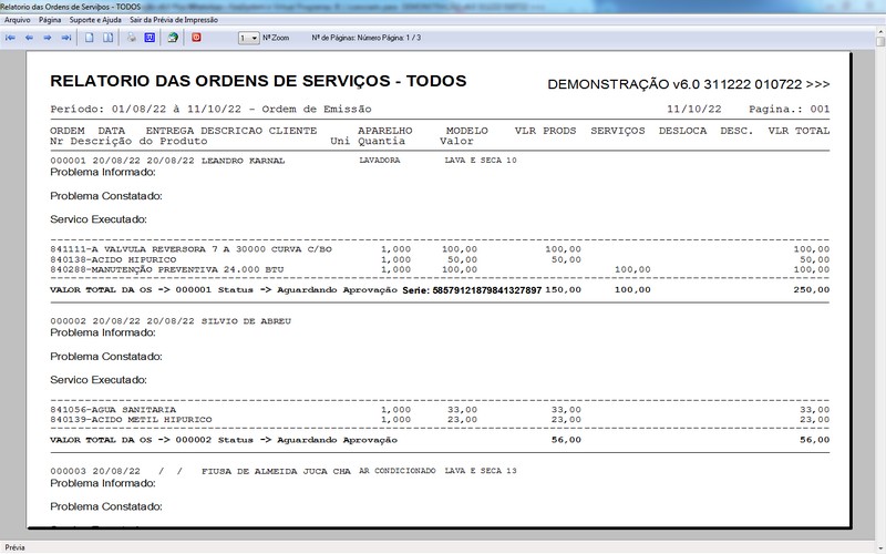 Programa OS Assistncia Tcnica para Refrigerao 6.0 Plus