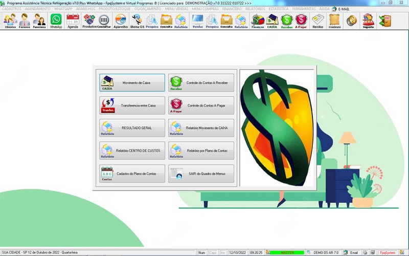 Programa OS Assistência Técnica para Refrigeração 7.0 Plus