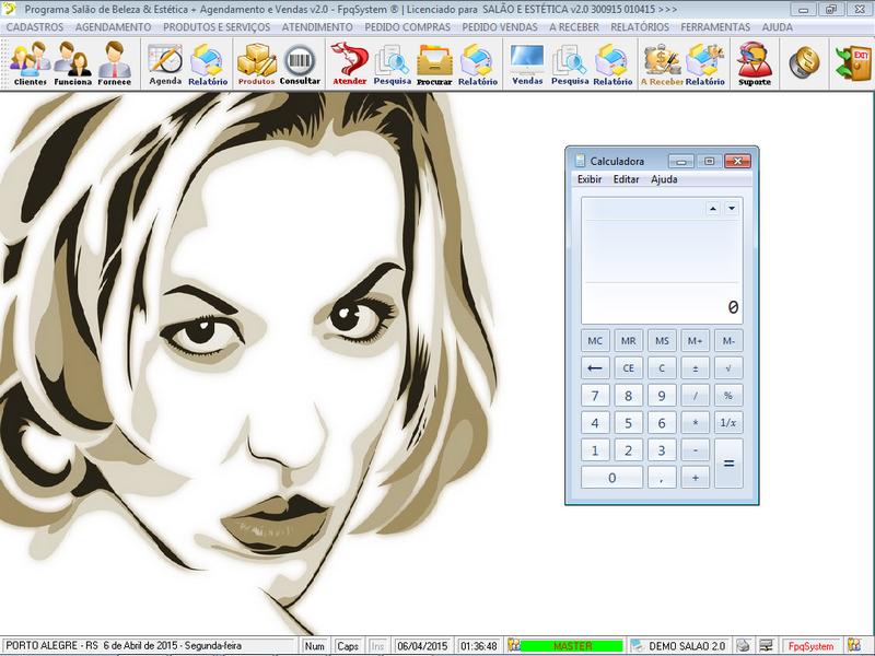 Programa Salão de Beleza e Estética com Agendamento e Vendas v2.0 -  Fpqsystem
